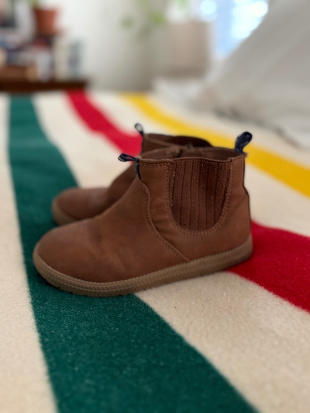 Cat and Jack Toddler Boys Brown Chelsea Boots